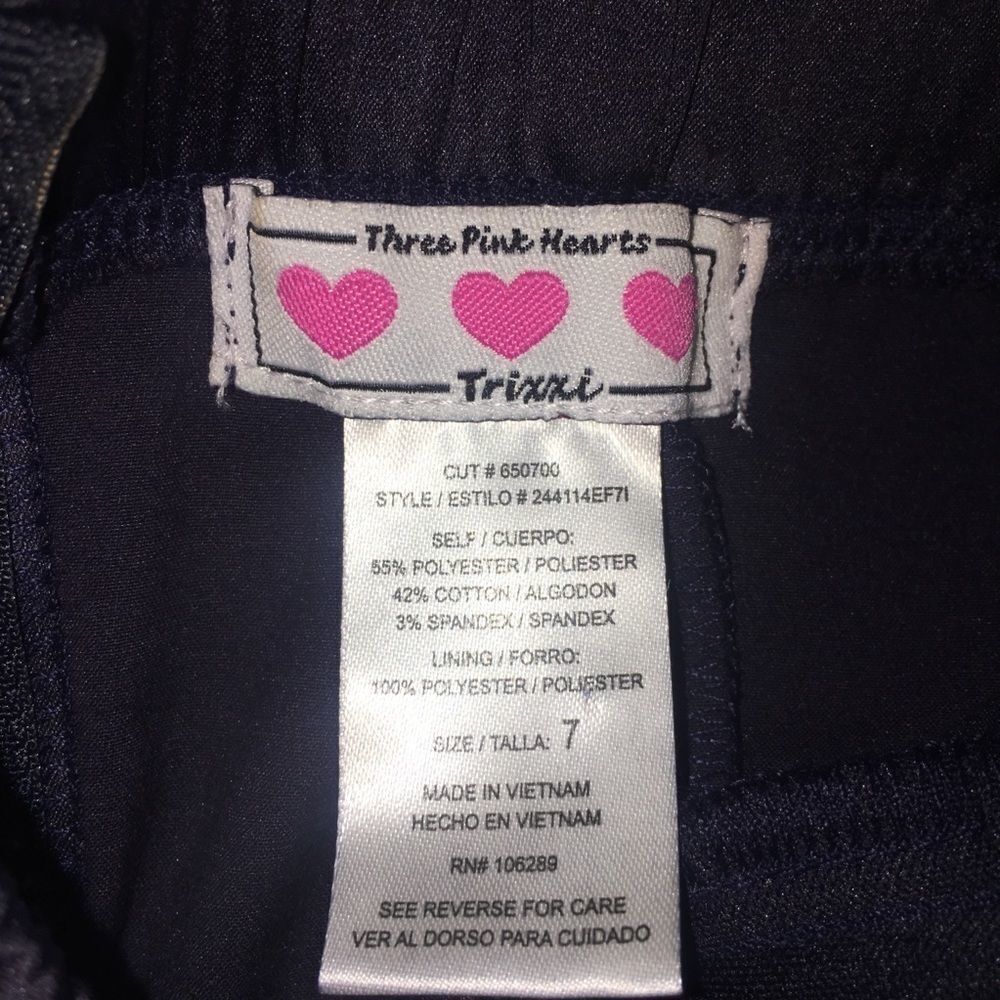 Three Pink Hearts strapless cocktail dress size 7 - Picture 5 of 5